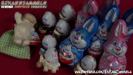 Télécharger la video: Easter Bunny - Kinder Surprise Eggs (Kinder Überraschung) Ferrero Rabbit