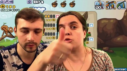 БЕШЕНАЯ БЕЛКА! Болтушка и Проходимец ЗАЩИЩАЮТ свои ОРЕШКИ #247 Мультик ИГРА для детей