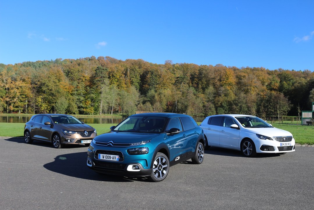Comparatif statique vidéo : la Citroën C4 Cactus face aux Renaut Mégane et Peugeot 308