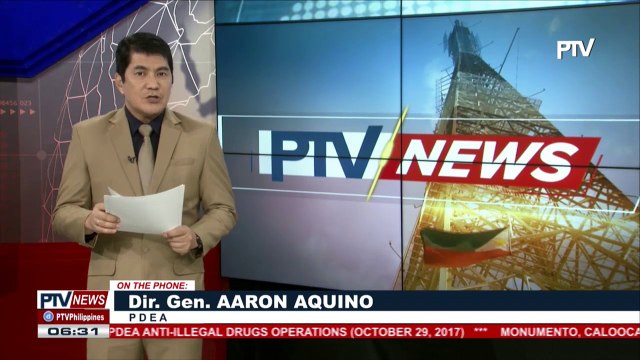 Panayam ng PTVNews kay Dir. Gen. Aaron Aquino kaugnay sa anti-drug ops ng PDEA