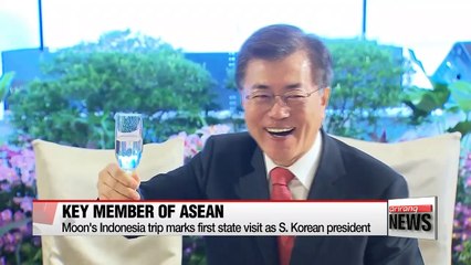 Moon begins Day 2 of three-day state visit to Indonesia