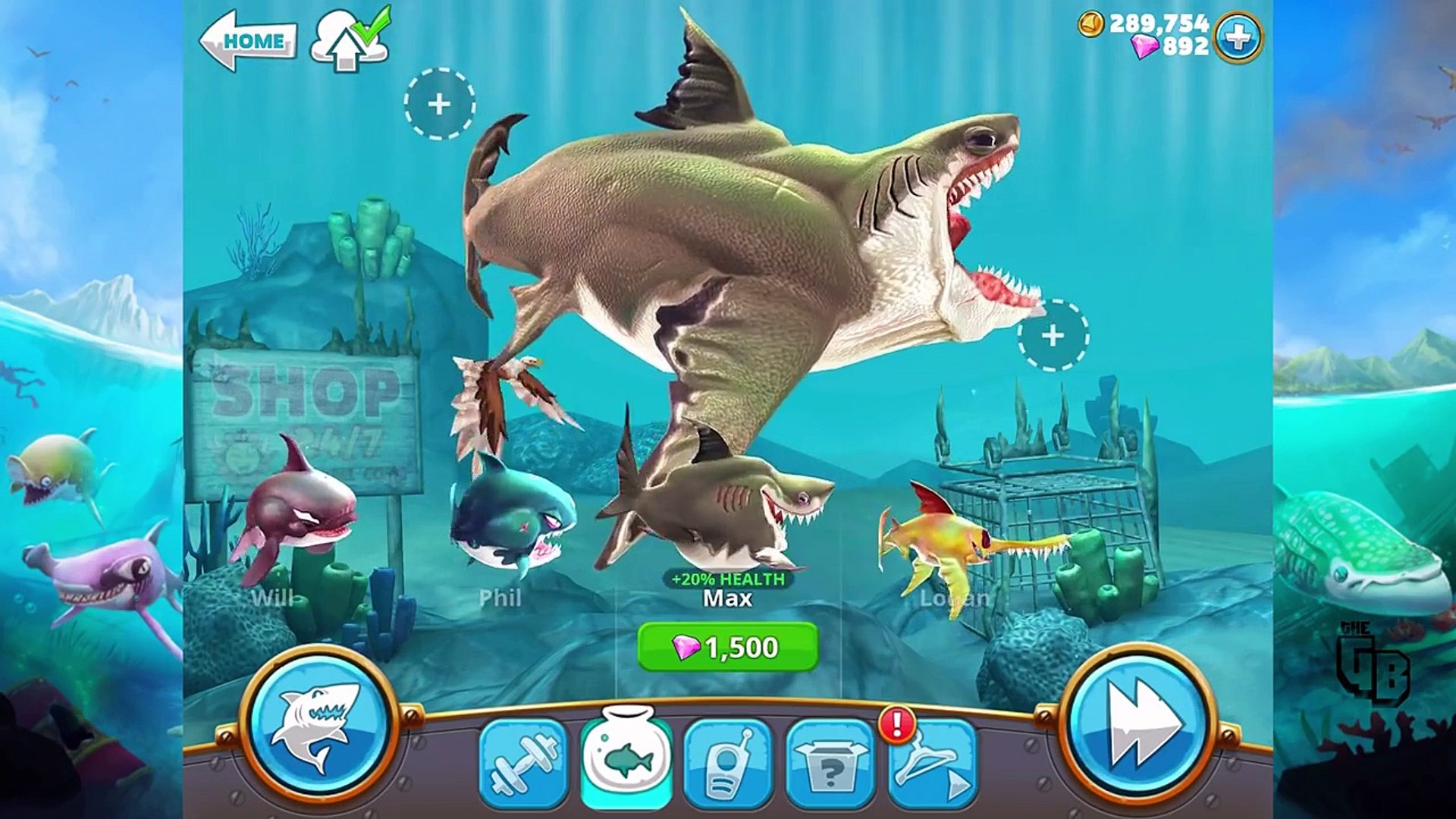 Upgraded Jet Pack Maxed Megalodon Hungry Shark World Ep 29 影片 Dailymotion