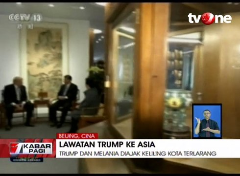 Donald Trump Disambut Presiden China di Kota Terlarang