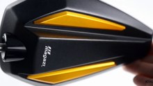 Motorcycle Mirrors Achilles Gold Fairing Mount Magazi | KiWAV