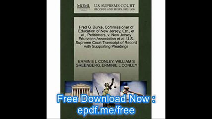 Fred G. Burke, Commissioner of Education of New Jersey, Etc., et al., Petitioners, v. New Jersey Education Association e