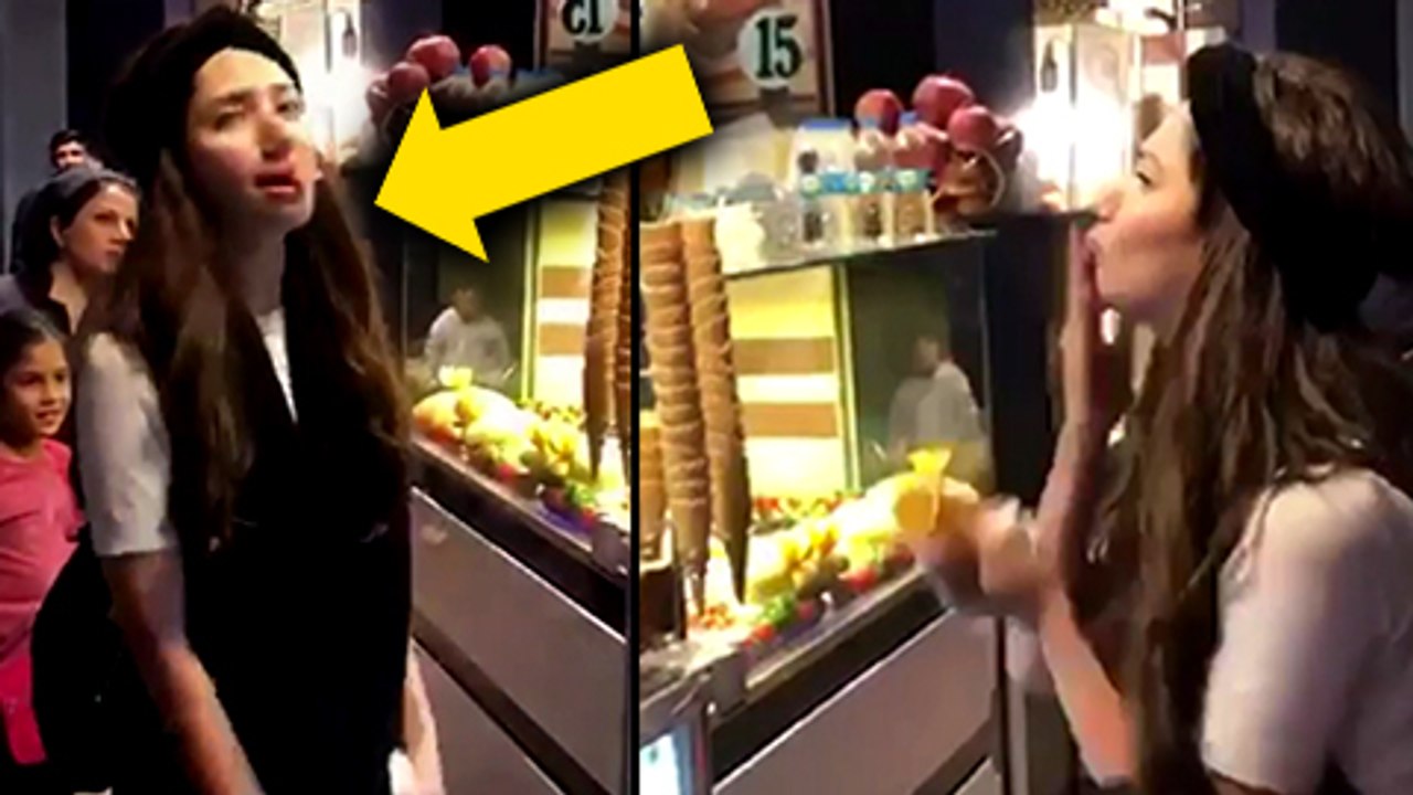 Mahira Khan FOOLED By Turkish Icecream Seller, Funny Video