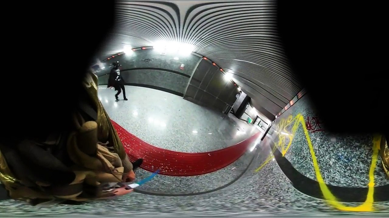 360° VR VIDEO - STARWARS FIGHT! - Darth Vader VS Obi Wan - First Person View - VIRTUAL REALITY 3D-XtBTzP-6ErE