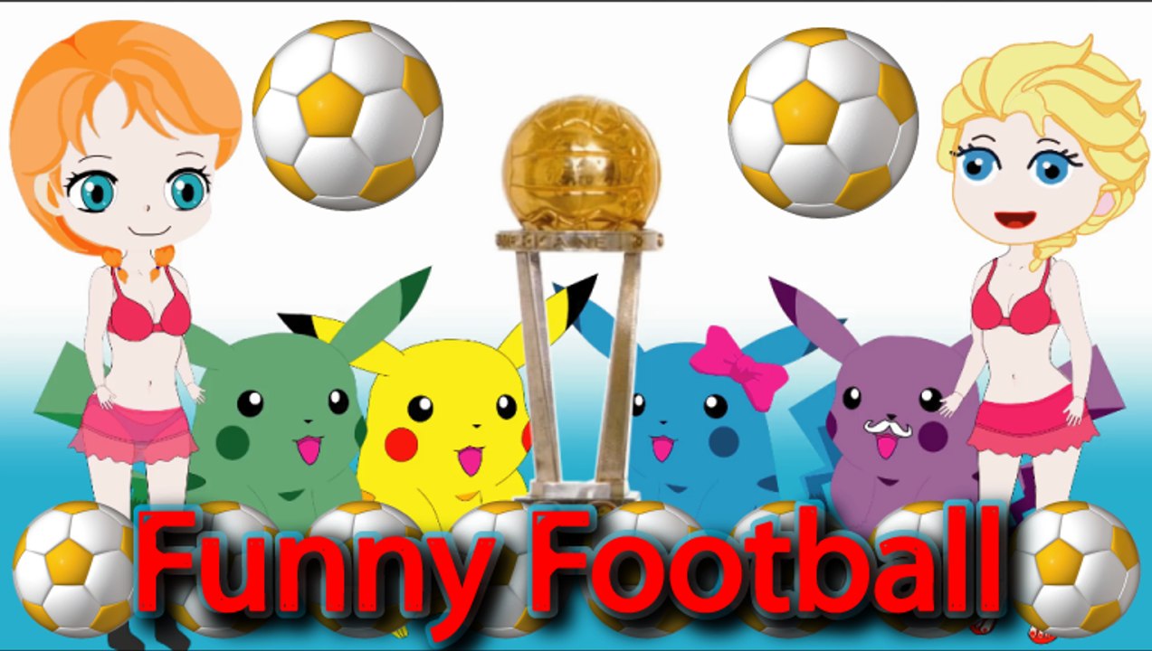 Funny cartoon play football | Kids Club Soccer Cup, Pokemon VS Monsters,  Pikachu Pokemon Cartoon For Kids