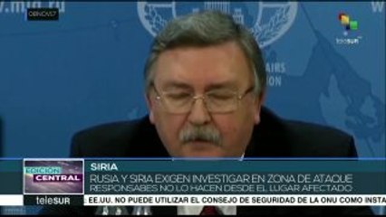 Siria rechaza informe que le responsabiliza de ataque químico