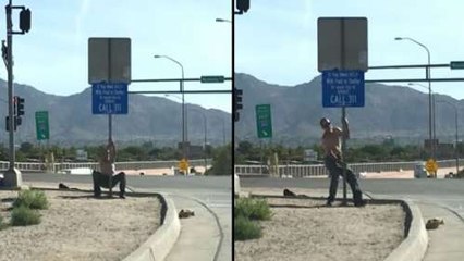 Homeless Guy Dances Like No One Is Watching