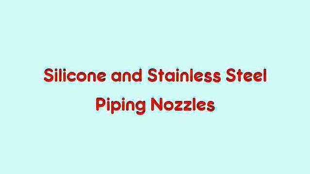 Silicone and Stainless Steel Piping Nozzles 2
