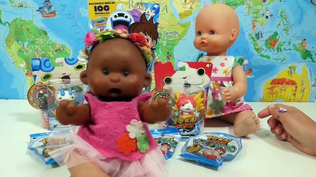 Reloj y figuras Yo-Kai Watch con la bebé Martina y Luci - Capítulo #50 - Vídeos de bebés