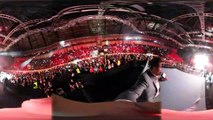 See Shinsuke Nakamura's entrance at WWE Live in Lisbon in 360 degrees -