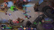 Heroes of the Storm Ranked Gameplay - Sgt Hammer Heavy Damage Build - Battlefield of Eternity