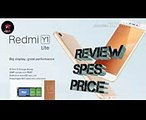 Mi y1 lite  Redmi mi y1 mobile specifications review
