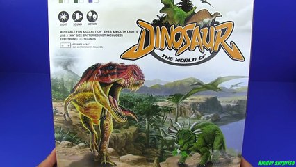 Dinosaurs Jurassic World !!! Velociraptor,Allosaurus,T-Rex, Dragons and more ! TOYS FOR KIDS