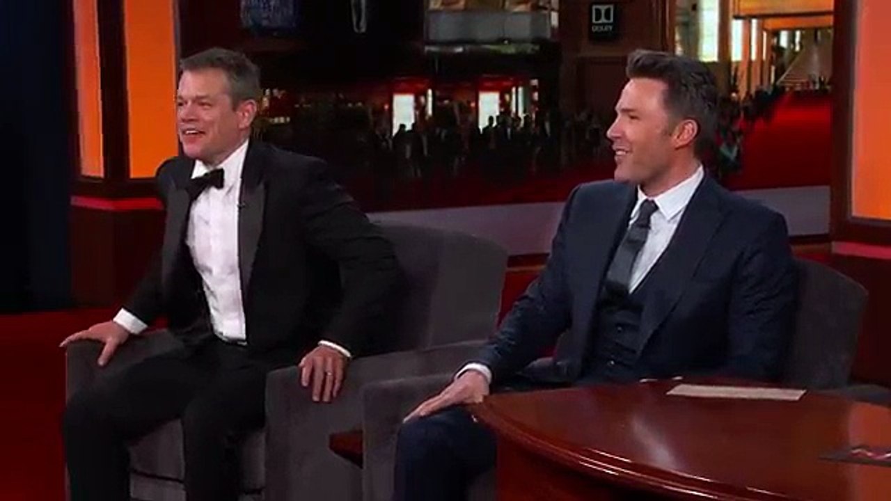Ben Affleck Sneaks Matt Damon Onto “Jimmy Kimmel Live!"