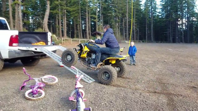Loading ATV Into Pickup Truck Fail