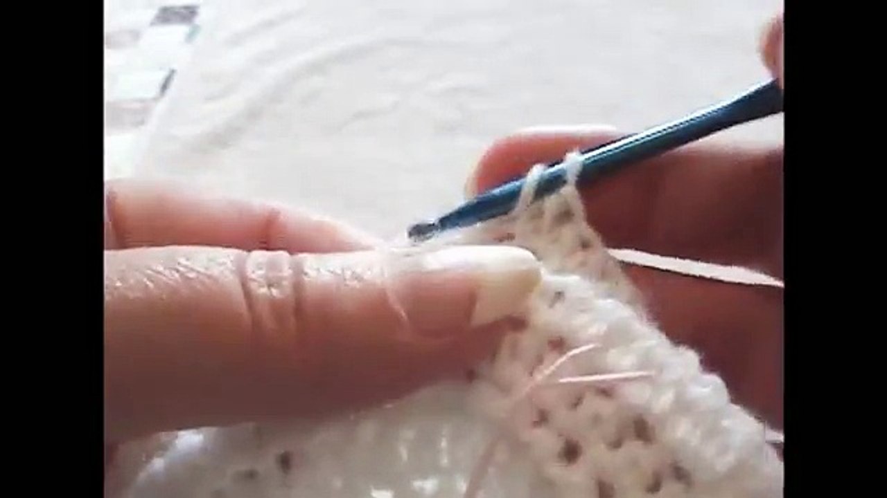 How to #Crochet Baby Dress Newborn ENGLISH - Solomons Knot Tutorial #34