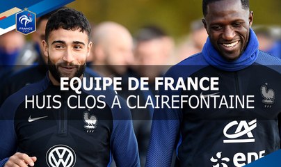 Les images du huis clos des Bleus