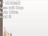 iPad PRO 105 Zoll Case Hülle 2017  KHOMO Weiß Gehäuse mit Doppeltem Schutz Ultra Dunn