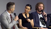 Deadpool Cast Interview with Ryan Reynolds, Morena Baccarin, TJ Miller and Ed Skrein