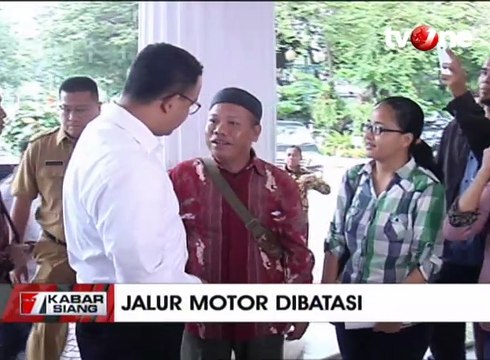 Pemprov DKI Kaji Ulang Larangan Motor di Jalan Thamrin