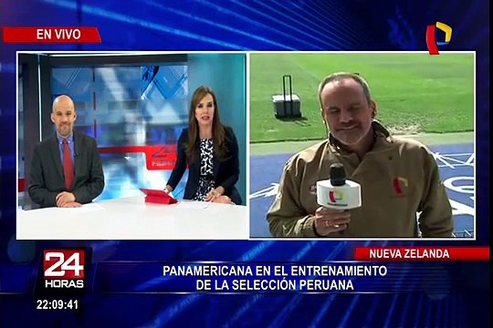 Continúa entrenamiento de la Selección Peruana para jugar ante Nueva Zelanda