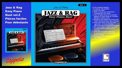 Partitions - Jazz and Rag easy piano duet vol.2 - pour débutants