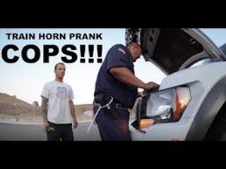 Funny Moments & Fails Compilation - Train Horn Prank