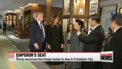 Trump receives 'royal treatment' in Beijing