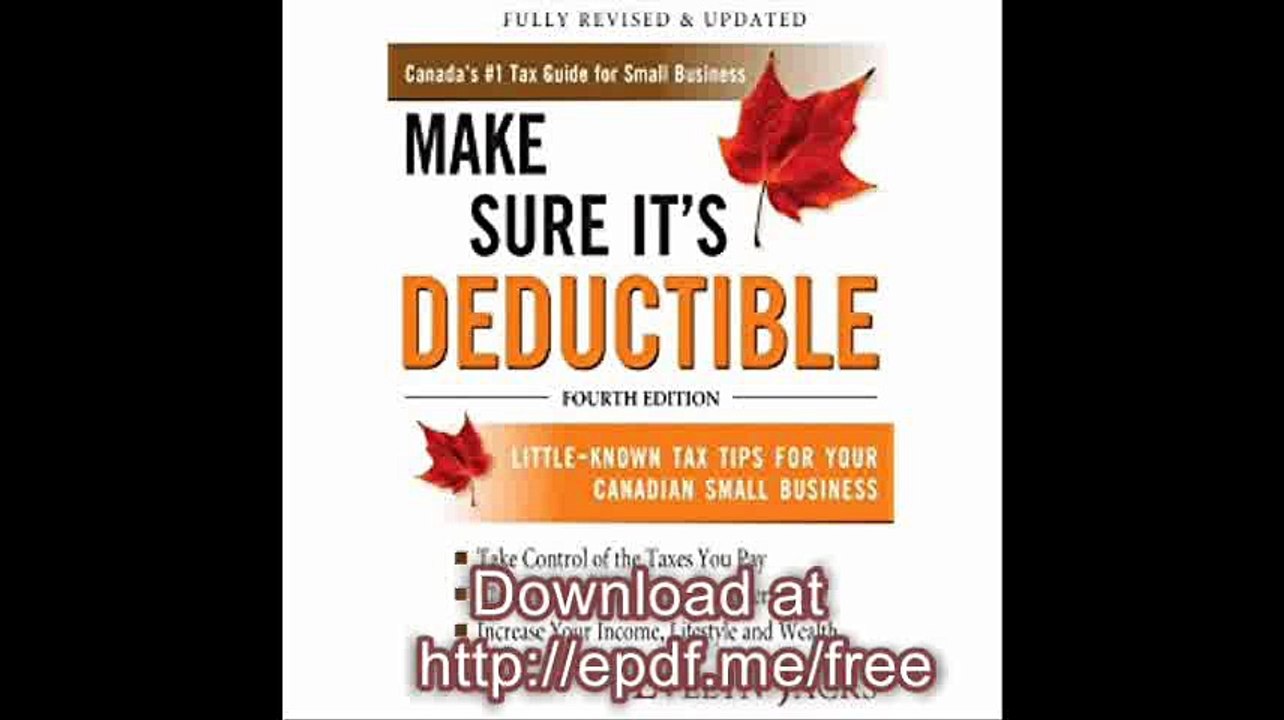 Make Sure It's Deductible, Fourth Edition