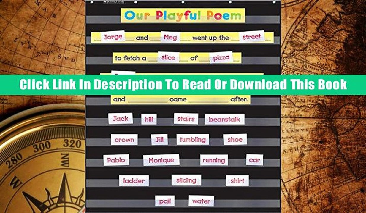 Books [Download] Scholastic Durable Classroom Pocket Chart, Black (573277) (Pocket Charts)