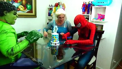 Spiderman, Frozen Elsa, Frozen Anna, Hulk, Joker, Maleficent, Pink Spidergirl Funny MEGA COMPILATION