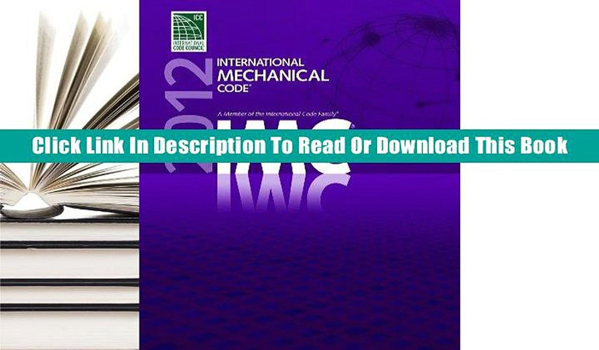 Book [Read] International Mechanical Code Complete Download ePub Online