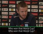 Dier fails to remember 2014 World Cup winner