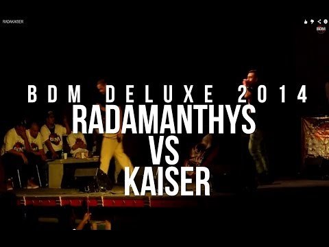BDM Deluxe 2014 / 8vos de Final / Radamanthys vs Kaiser