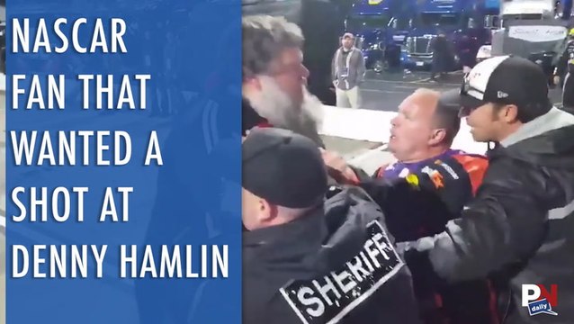 Fan That Wanted To Fight Denny Hamlin