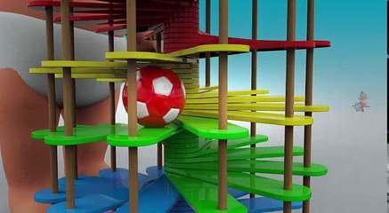 Learn Colors Shapes for Kids with Baby 3DCartoon Monkey Kinder Kids Toddler Learning Education Video