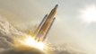 What the first launch of Nasa's mammoth Space Launch System might look like