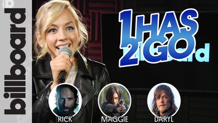 Emily Kinney Music chooses between Rick, Maggie, or Daryl | 1 Has 2 Go