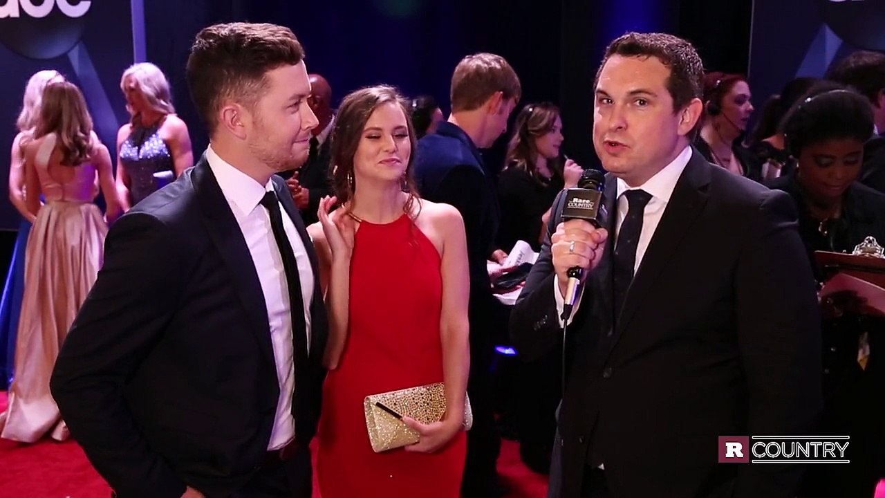 Scotty McCreery and Gabi Dugal at the CMAs | Rare Country