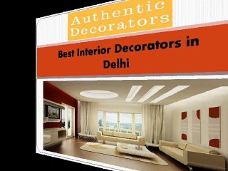 Best Interior Decorators in Delhi