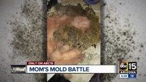 Valley mom battles landlord over mold, concerned it hurt her child