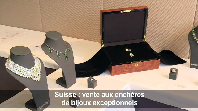 Suisse: vente aux enchères de bijoux très rares