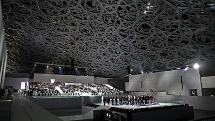 موزه لوور ابوظبی با حضور امانوئل ماکرون افتتاح شد