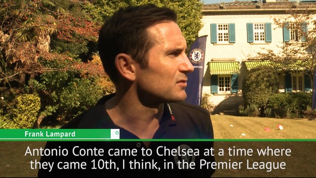 Conte will have more success with Chelsea - Lampard