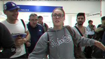 Ronda Rousey Refuses to Sign Autographs at LAX