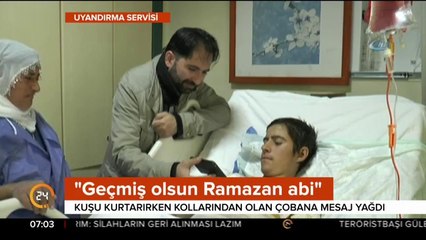 ''Geçmiş olsun Ramazan abi''