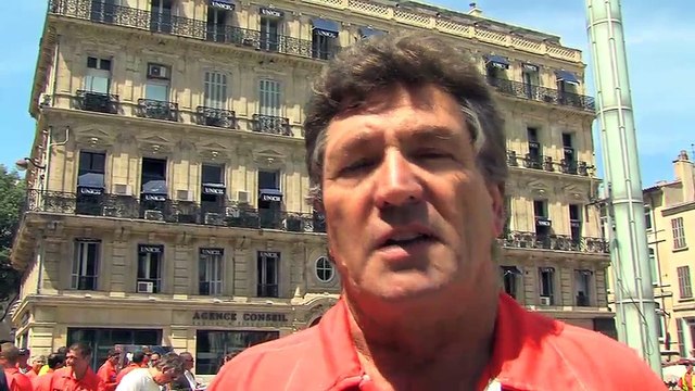 La réaction d'Alain Huet, après avoir rencontré le préfet Hugues Parant.